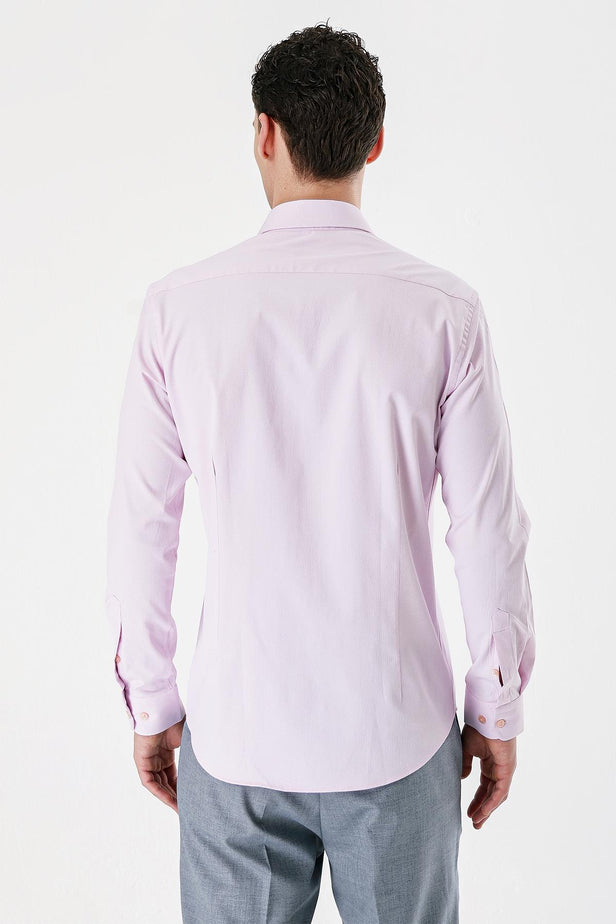IMZA Men's Dobby Slim Fit Stretch Classic Shirt – 1004240193