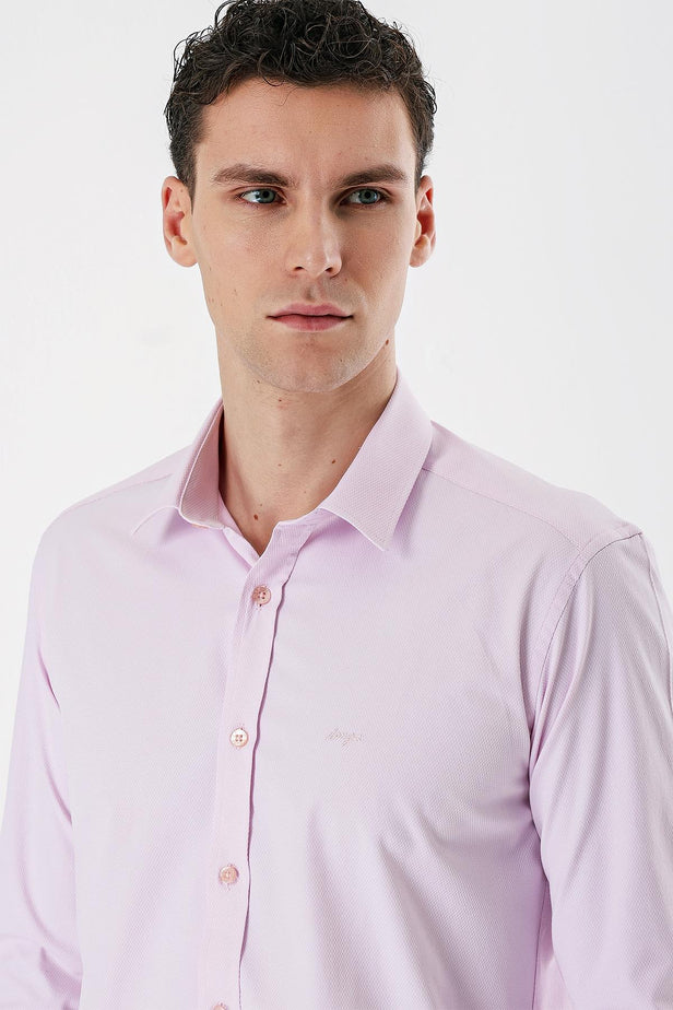 IMZA Men's Dobby Slim Fit Stretch Classic Shirt – 1004240193