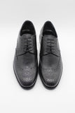 Black 100% Leather Lace-Up Classic Shoes 1033245176