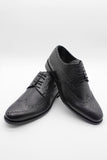 Black 100% Leather Lace-Up Classic Shoes 1033245176