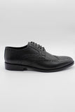 Black 100% Leather Lace-Up Classic Shoes 1033245176