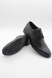 Black 100% Leather Lace-Up Classic Shoes 1033245176