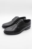 Black 100% Leather Lace-Up Classic Shoes 1033245177