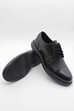 Black 100% Leather Analin Lace-Up Classic Shoes 1033245179