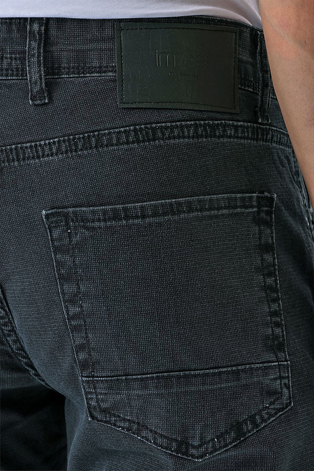 IMZA Men's Dobby Slim Fit 5-Pocket Casual Denim Pants – 1023240157