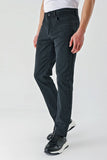 IMZA Men's Dobby Slim Fit 5-Pocket Casual Denim Pants – 1023240157