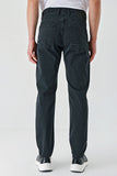 IMZA Men's Dobby Slim Fit 5-Pocket Casual Denim Pants – 1023240157
