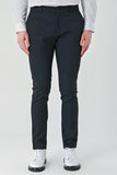 Black Cotton Side Pocket Casual Slim Fit Chino Trousers 1003240156