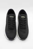 Black Lace-Up Casual Shoes 1033245153