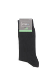 Black Bamboo Plain Ankle Socks 1060240100