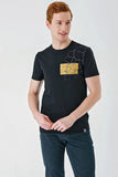 IMZA Men's Printed 100% Cotton Slim Fit Casual T-Shirt – 1011240180