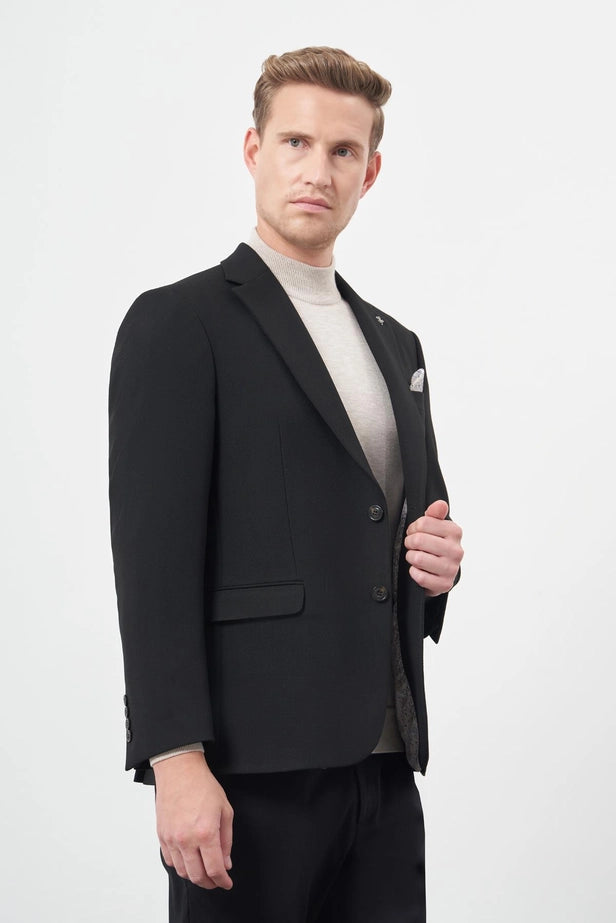 IMZA Men's Printed Gabardine Comfort Fit Classic Blazer – 1002245157