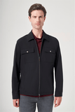 IMZA Men's Berberi Collar Gabardine Slim Fit Casual Jacket – 1007260151
