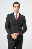 IMZA Men's Peak Lapel Slim Fit Stretch Classic Suit – 1001245173