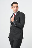 IMZA Men's Peak Lapel Slim Fit Stretch Classic Suit – 1001245173