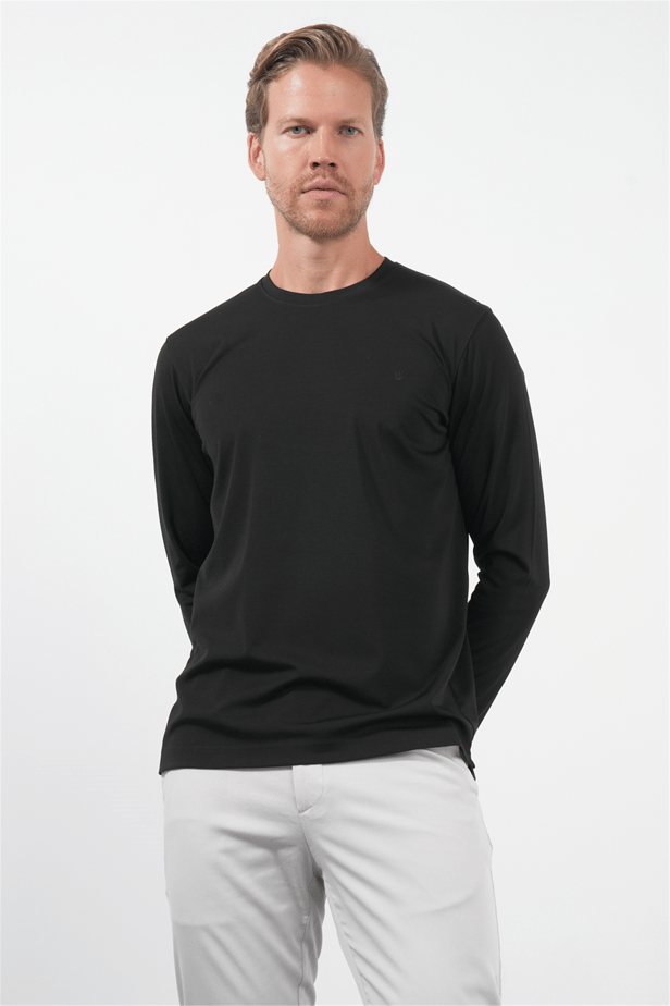 IMZA Men's Crew Neck Knitted Stretch Sweatshirt – 1013260150
