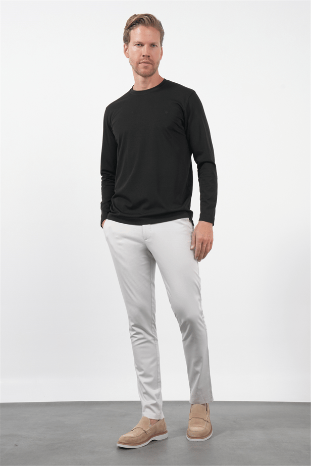 IMZA Men's Crew Neck Knitted Stretch Sweatshirt – 1013260150