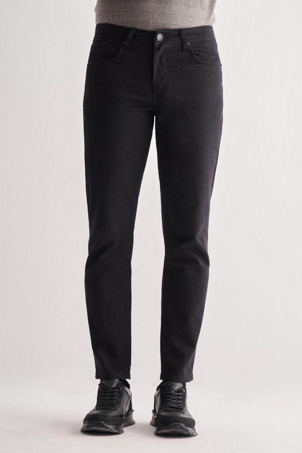 Slim Fit 5-Pocket Straight Leg Casual Trousers (Model 1003255320)