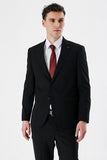 Black Solid Peak Lapel Stretch 6 Drop Slim Fit Classic Suit 1001240161