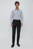 Black Stretch Side Pocket Slim Fit Classic Trousers 1003245013