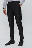 Black Stretch Side Pocket Slim Fit Classic Trousers 1003245013