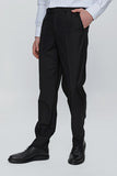 Black Stretch Side Pocket Comfort Fit Classic Trousers 1003250005