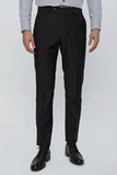 Black Stretch Side Pocket Slim Fit Classic Trousers 1003240013