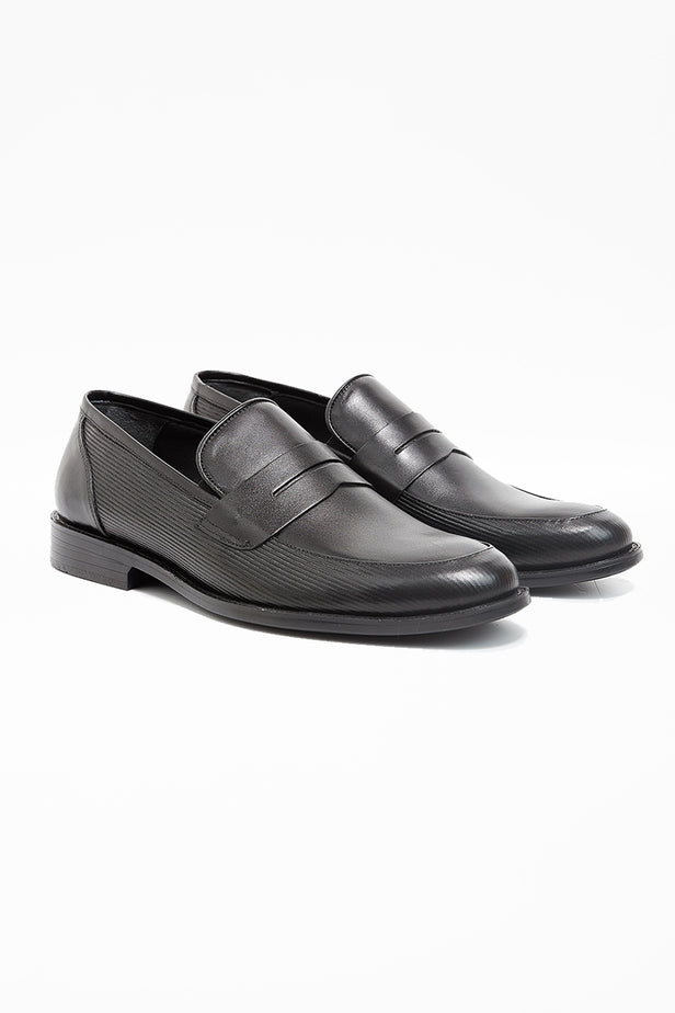 Dark Brown 100% Leather Aniline Laceless Classic Shoes 1033240275