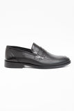 Black 100% Leather Aniline Classic Lace-Up Shoes 1033240175