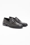 Black 100% Leather Aniline Classic Lace-Up Shoes 1033240175