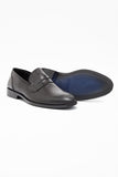 Black 100% Leather Aniline Classic Lace-Up Shoes 1033240175