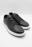 Gray 100% Leather Shringle Lace-Up Casual Shoes 1033240154