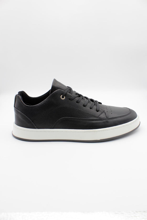 Gray 100% Leather Shringle Lace-Up Casual Shoes 1033240154