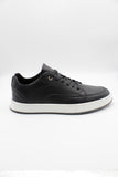 Gray 100% Leather Shringle Lace-Up Casual Shoes 1033240154