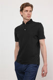 Short Sleeve Italian Collar Pocketless Standard Fit T-Shirt 1011260150