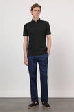 Short Sleeve Italian Collar Pocketless Standard Fit T-Shirt 1011260150