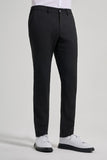 Self-Patterned Side Pocket Slim Fit Jogger Trousers 1003250161