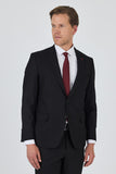 Black Peak Lapel Lined Double Vent Stretch 6 Drop Slim Fit Classic Suit 1001250162