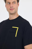 Short Sleeve Crew Neck Flap Pocket Oversize Cotton T-Shirt 1011250131
