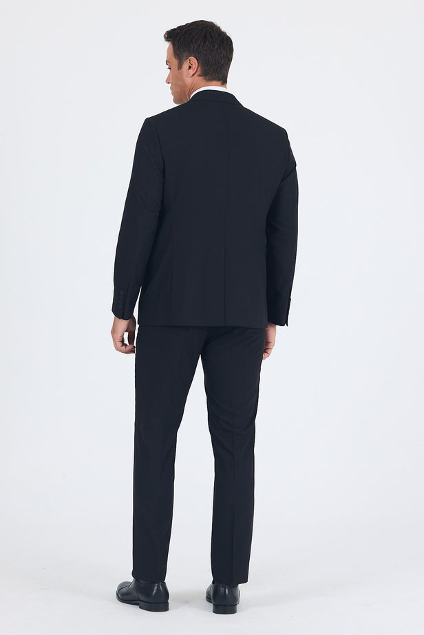 IMZA Men's Mono Lapel Comfort Fit Stretch Classic Suit – 1001260010