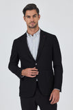 Mono Collar Slim Fit Casual Jacket – 2 Button, 6 Drop (Model 1002250123)