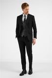IMZA Men's Houndstooth Mono Lapel Slim Fit Classic Suit – 1001255173