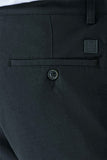 Black Stretch Side Pocket Casual Comfort Fit Chino Trousers 1003240158