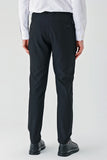 Black Stretch Side Pocket Casual Comfort Fit Chino Trousers 1003240158