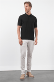 IMZA Men's Short-Sleeve Knitted Cotton Polo – 1012260151