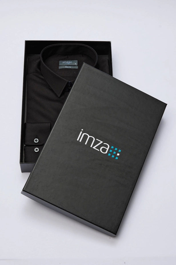 IMZA Men's 100% Cotton Slim Fit Classic Shirt – 1004255324