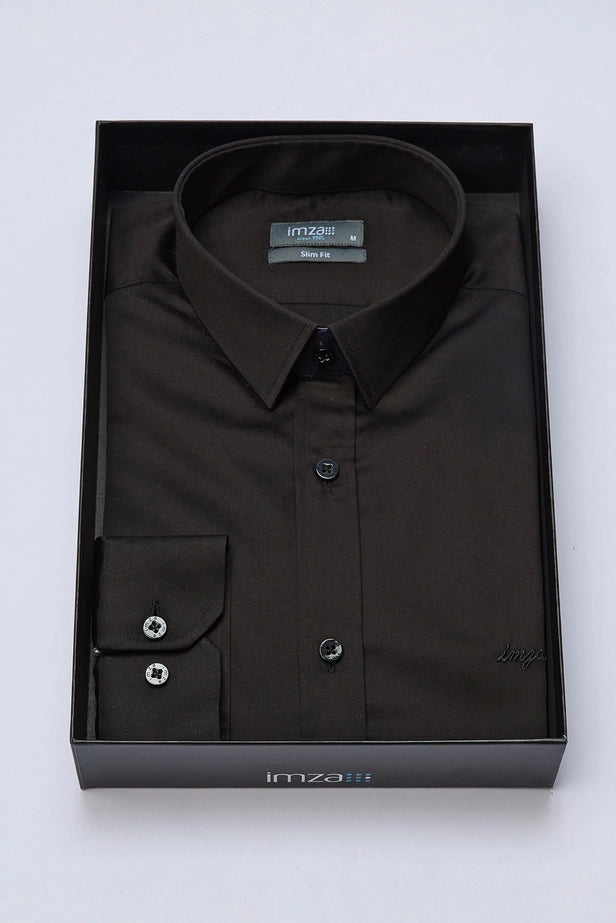 IMZA Men's 100% Cotton Slim Fit Classic Shirt – 1004255324