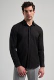 Stiff Collar Plain Classic Cotton Slim Fit Shirt 1004250214