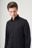 IMZA Men's Tulum Collar Knitted Slim Fit Classic Shirt – 1004260208