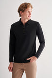 IMZA Men's Zip-Neck Slim Fit Knit Sweater – 1012255150